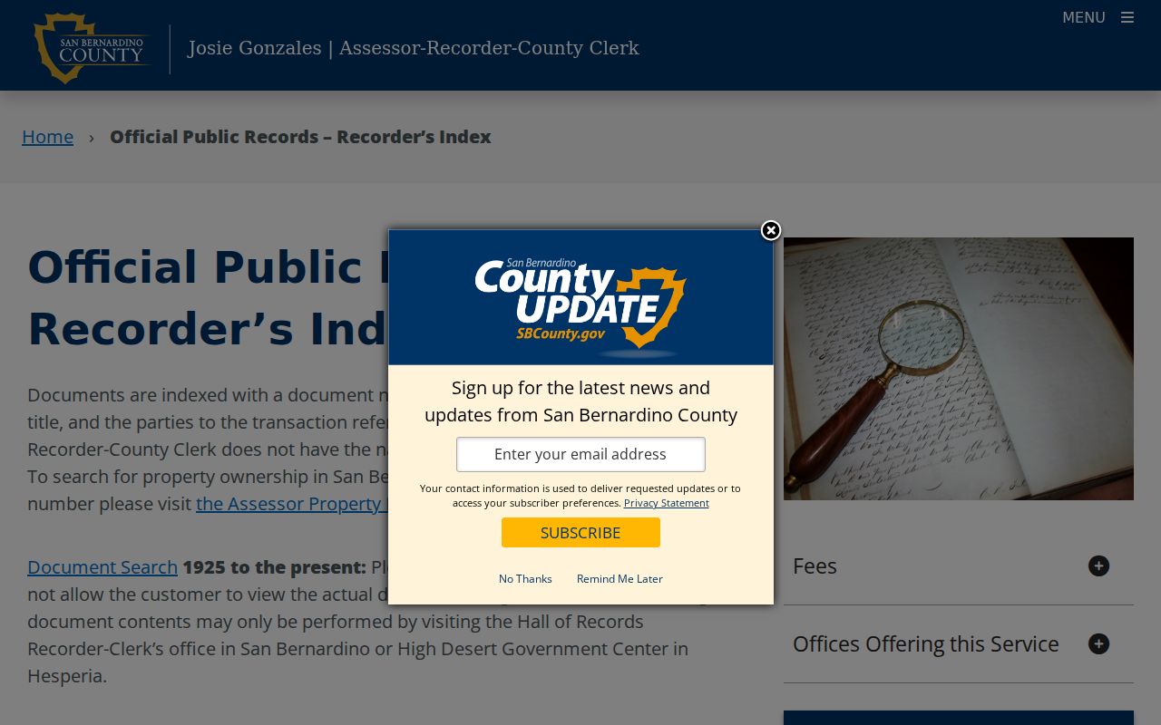 Twentynine Palms people search official records address limitation